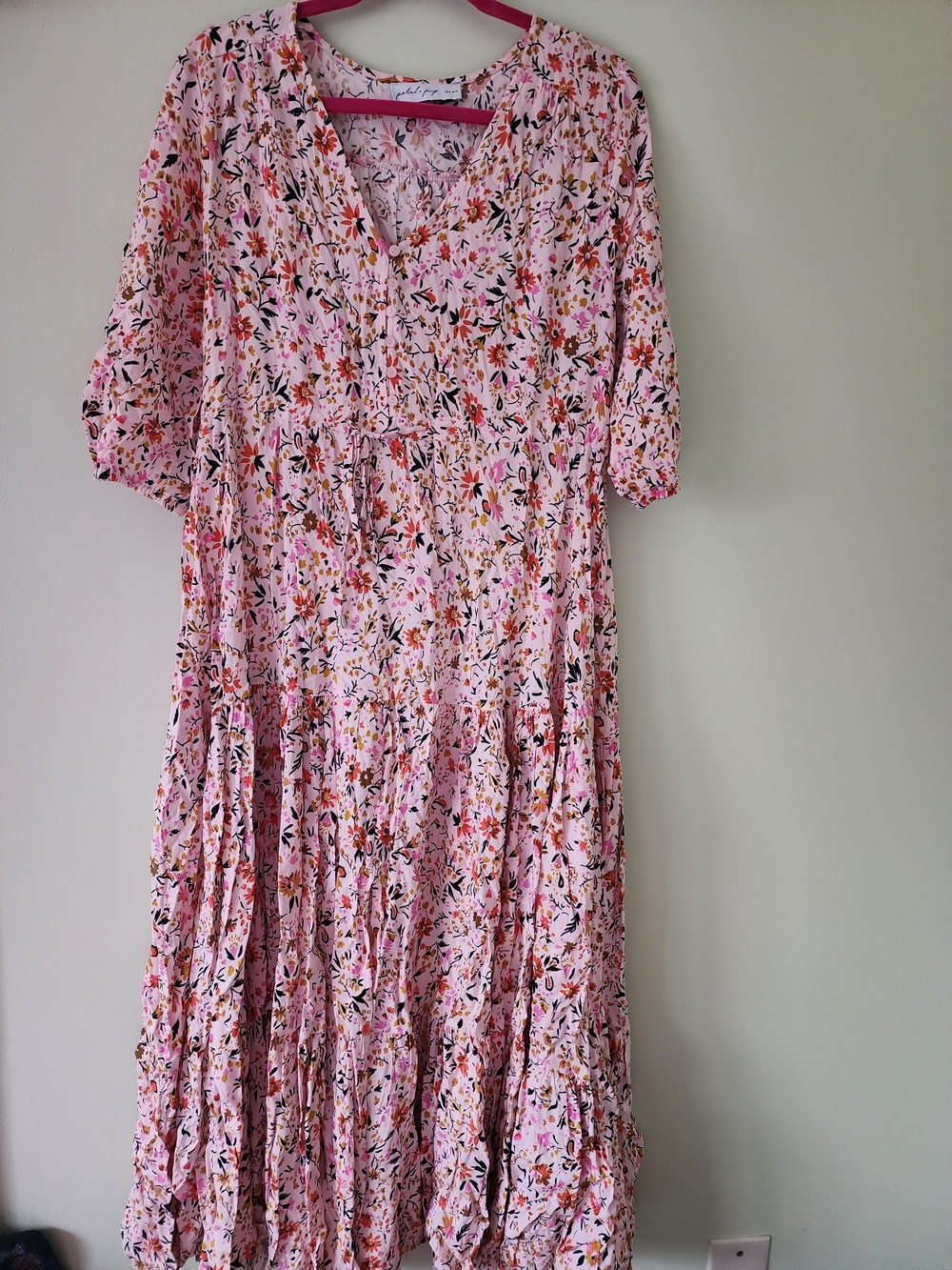 Petal & Pup Pink Floral Dress